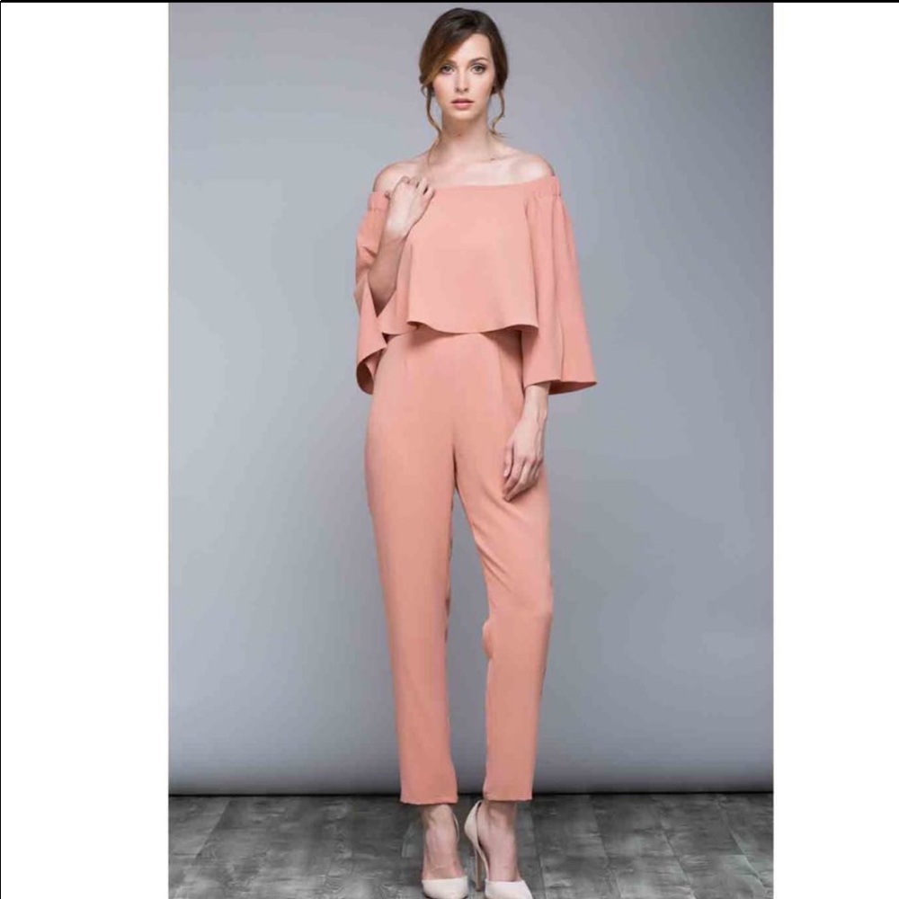 Koko and Palenki peach colored body-suit :)